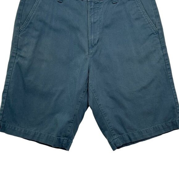 Eddie Bauer Men's Legend Wash Flat Front Khaki Shorts - Picture 4 of 10